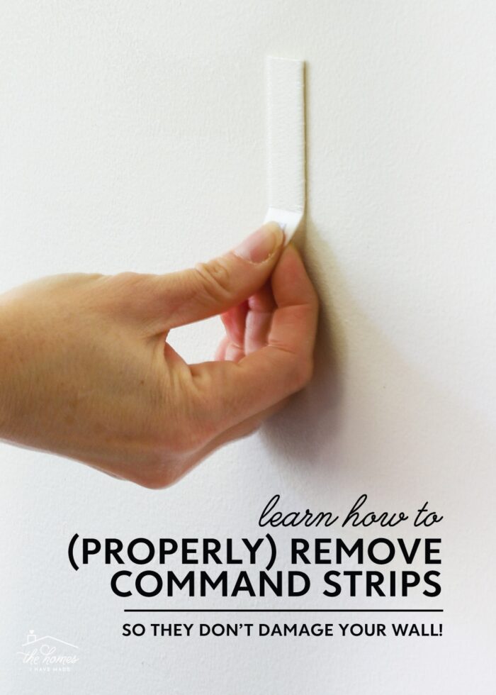 How to Remove Command Strips (Without Damaging Your Walls!) - The Homes I  Have Made